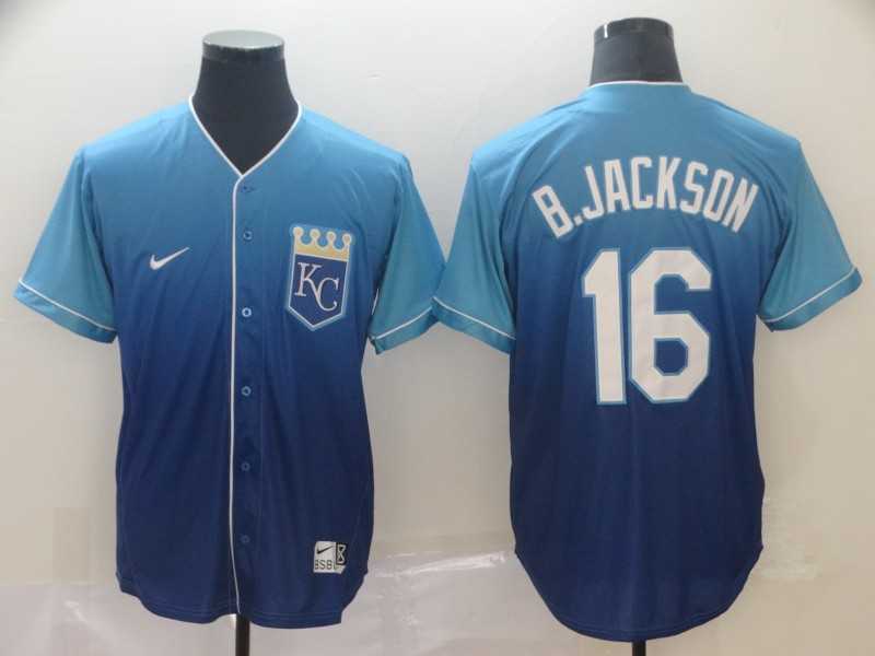 Royals 16 Bo Jackson Blue Drift Fashion Jerseys,We sell and wholesale Royals 16 Bo Jackson Blue Drift Fashion Jerseys on line form chian!